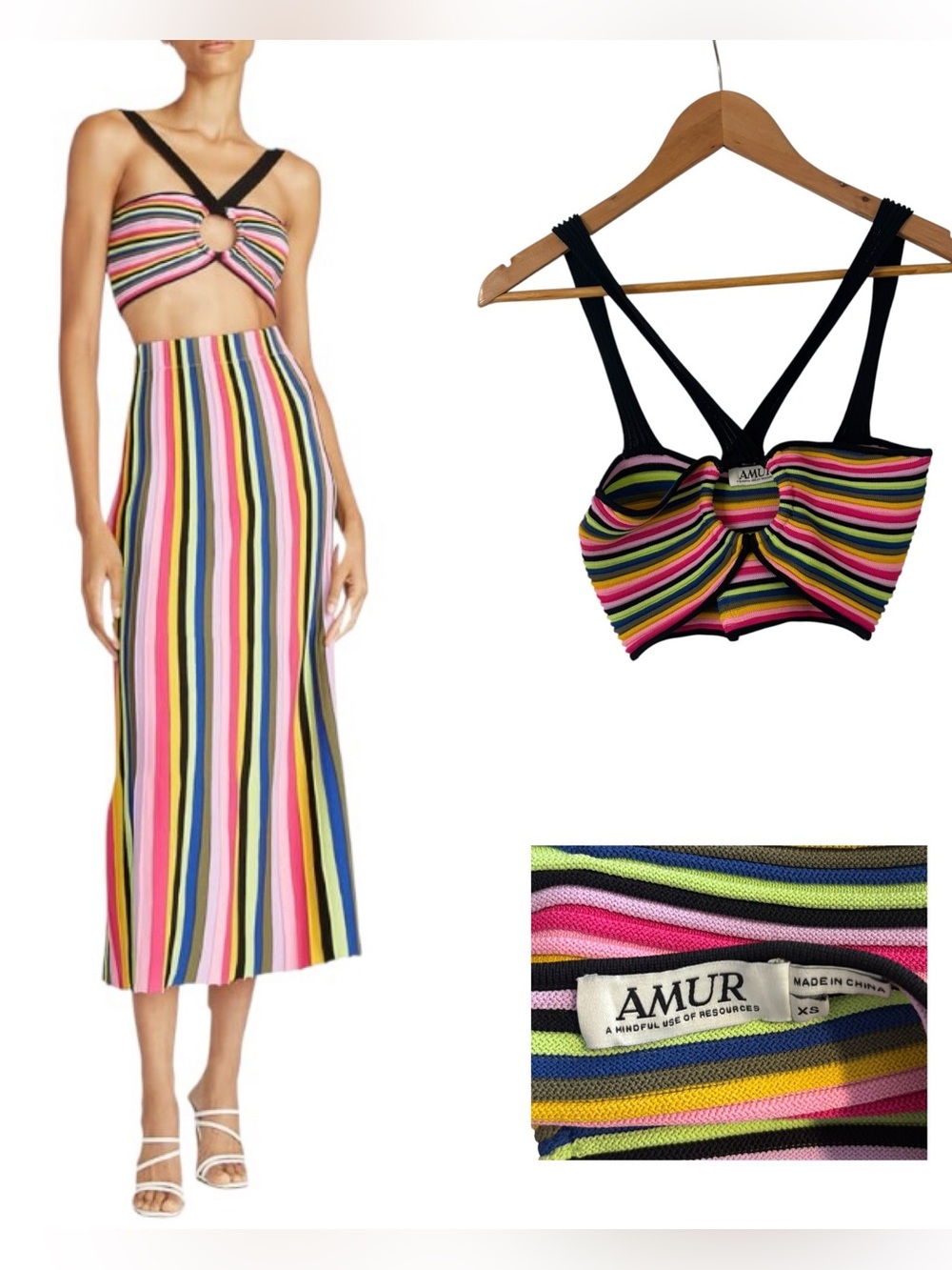 AMUR Haven Knit Bra Top